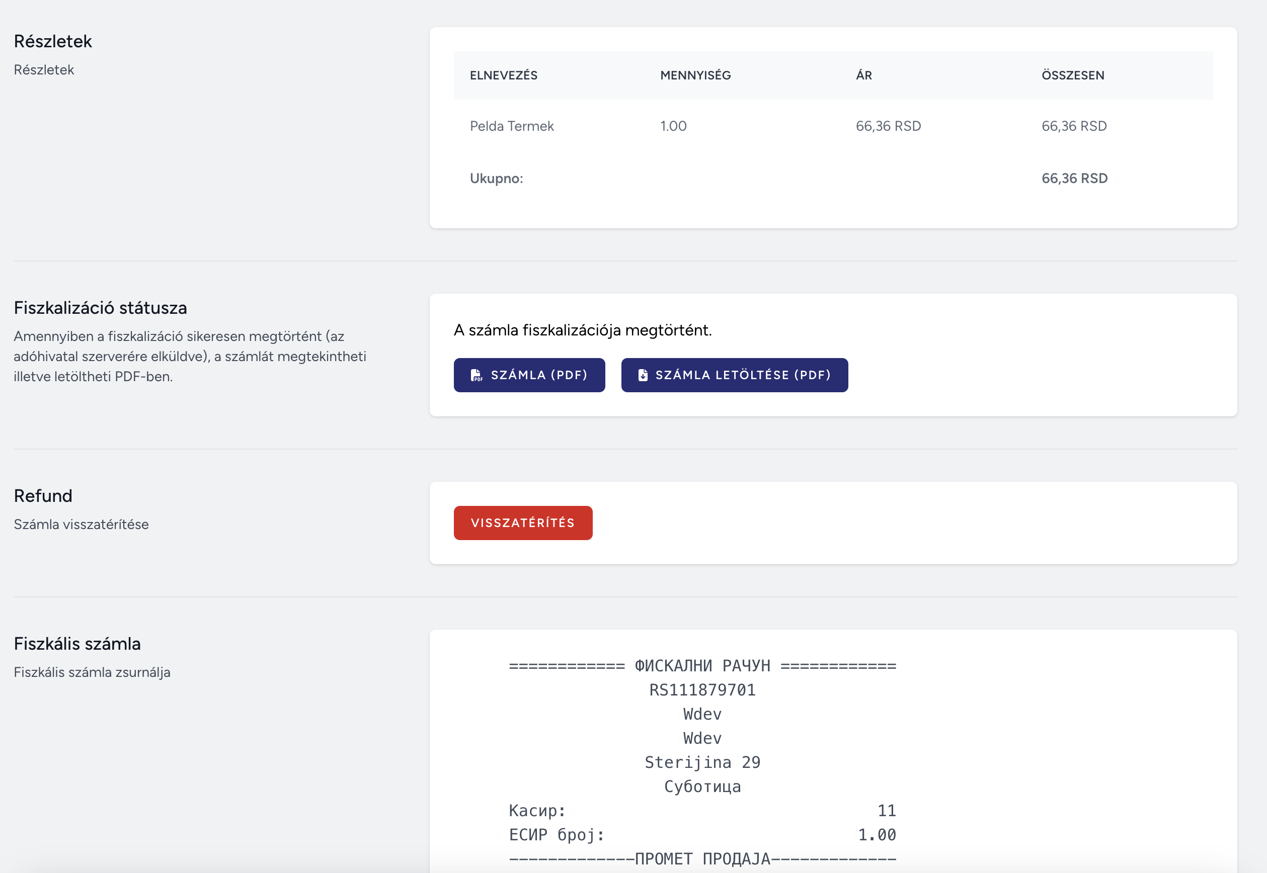 Invoice Details