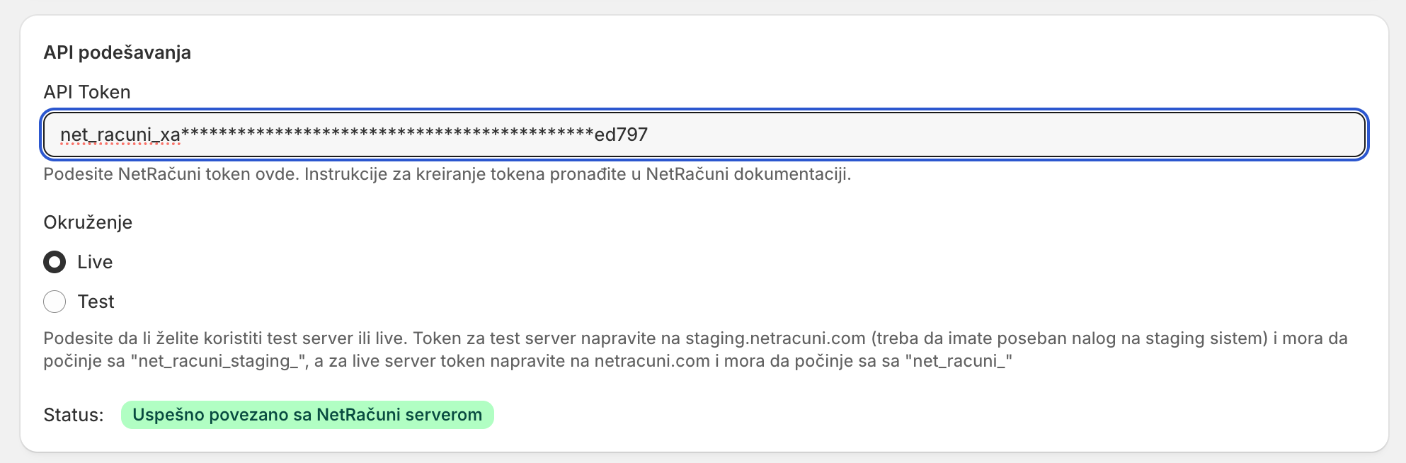 Shopify settings