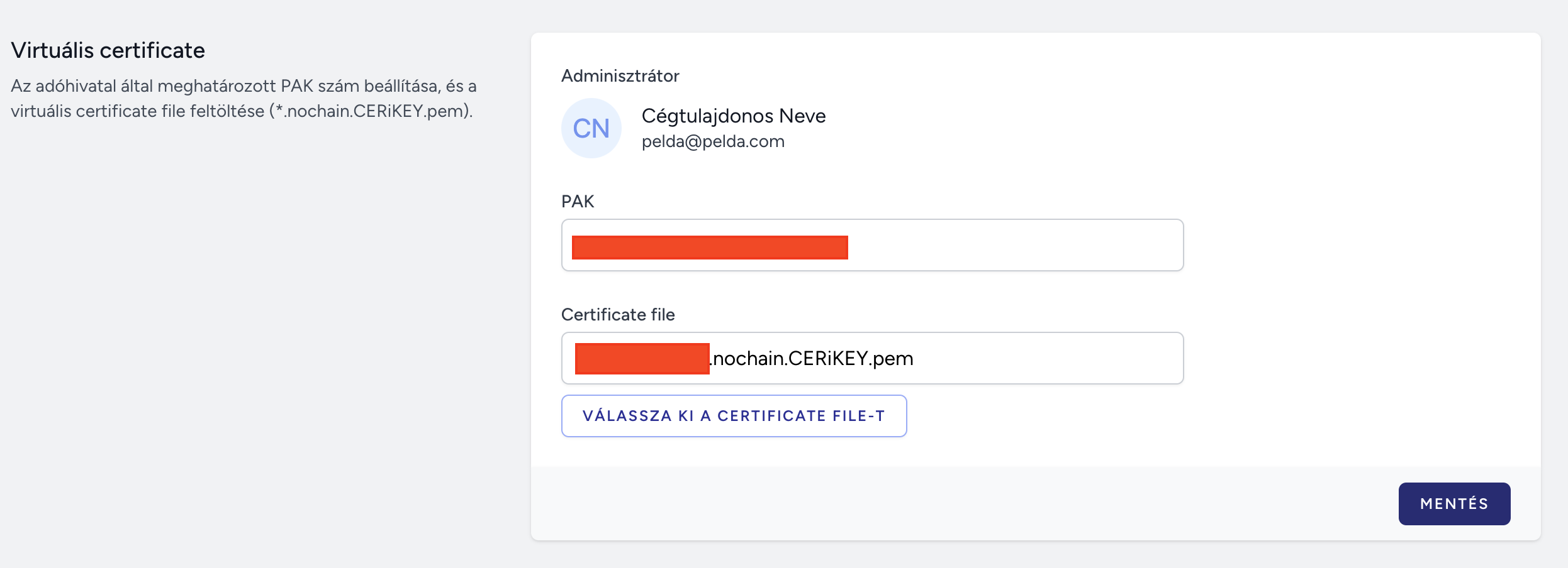 Team Certificate